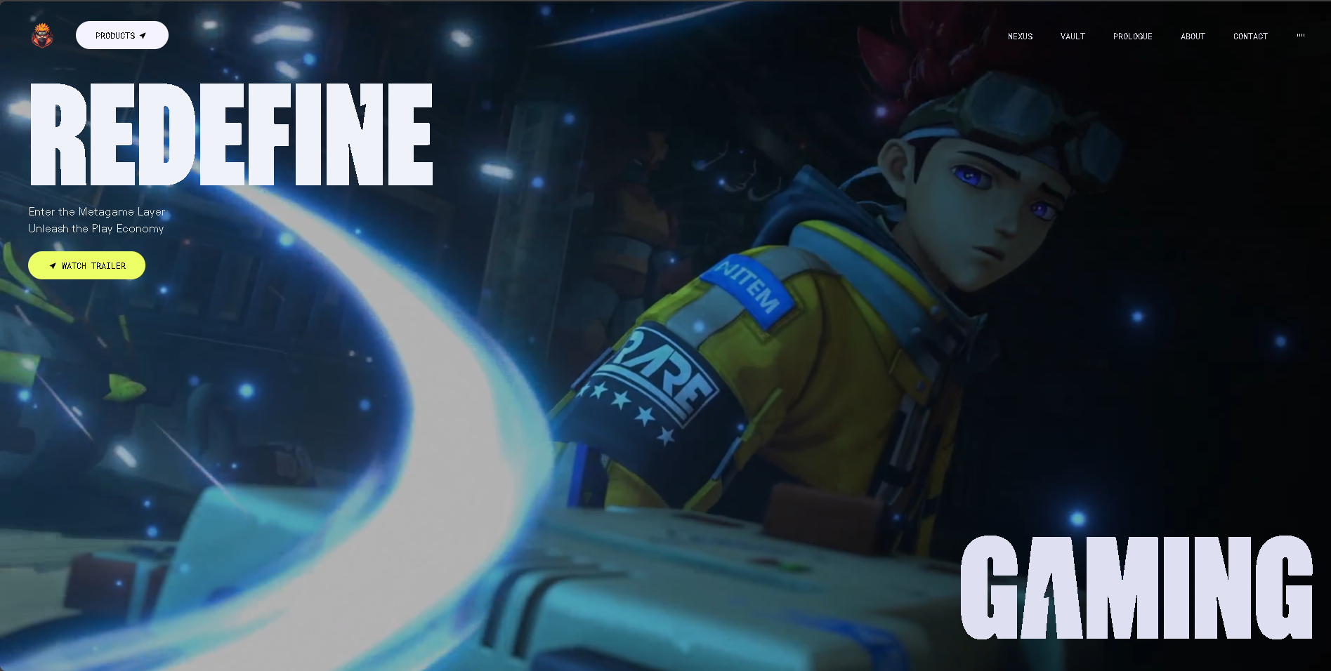 Animated Gaming Website